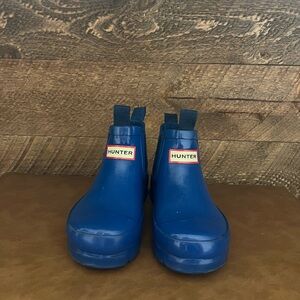 Hunter Kids Blue Rain Boots Size 7 or 8